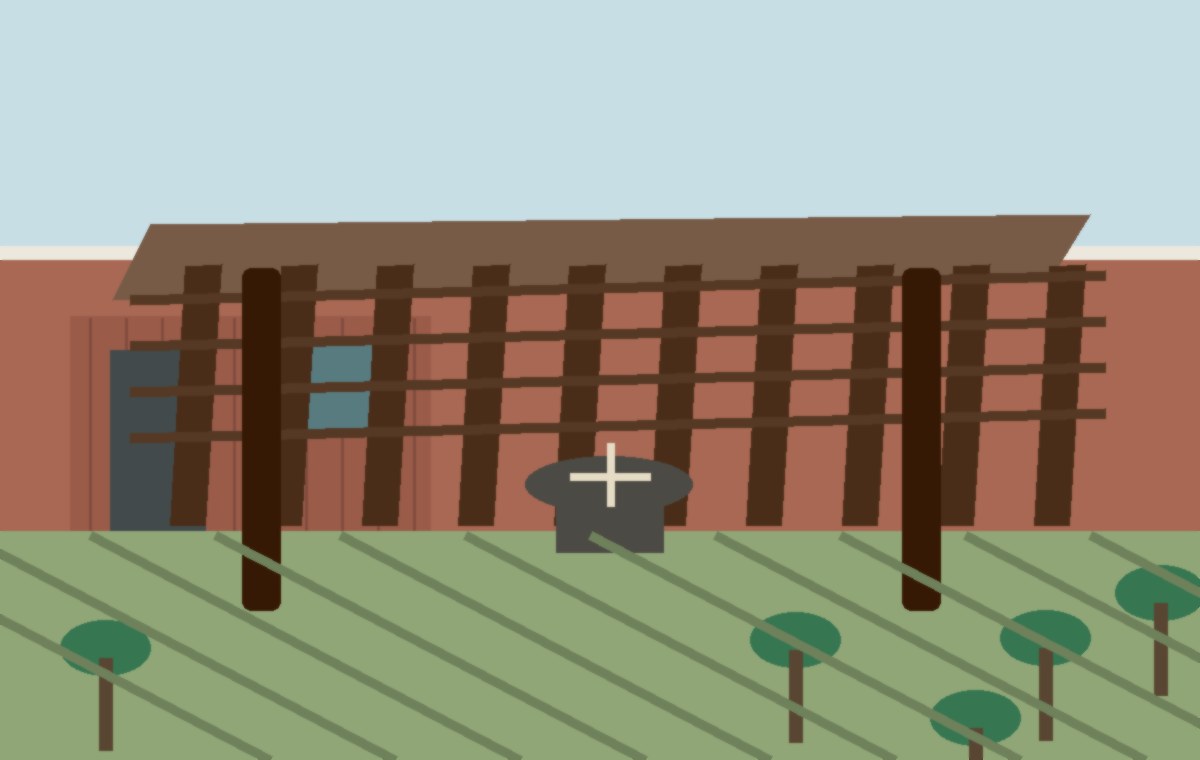 Patio cover shading a Frisco brick home backyard
